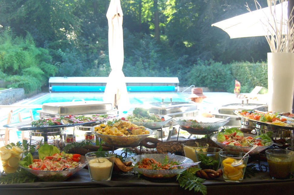 Brunch des sportifs à la piscine