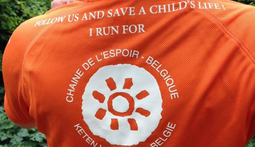 20 km de Bruxelles avec la Chaîne de l'Espoir Belgique