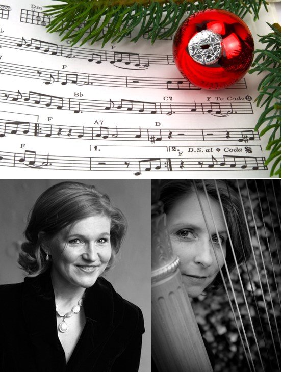 Concert de Noël avec Anne Cambier (soprano) et Sophie Hallynck (harpe)