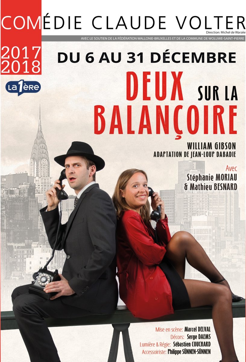 « Deux sur la balançoire », à la Comédie Claude Volter