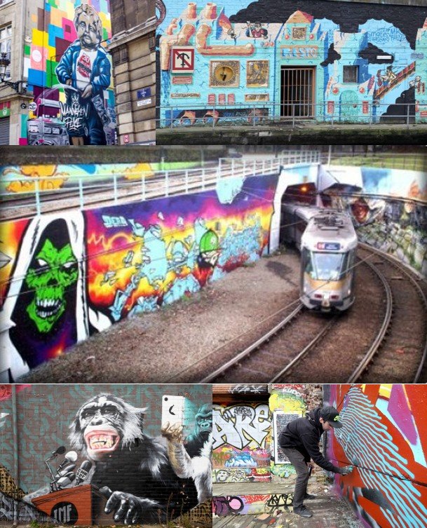 Le Street Art et les graffitis à Bruxelles