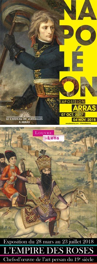 Napoléon et L’Empire des roses (Arras et Louvre-Lens)