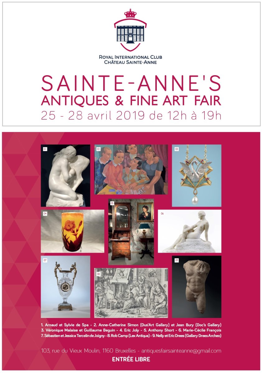 Antiques & Fine Art Fair 2019 au Château Sainte-Anne