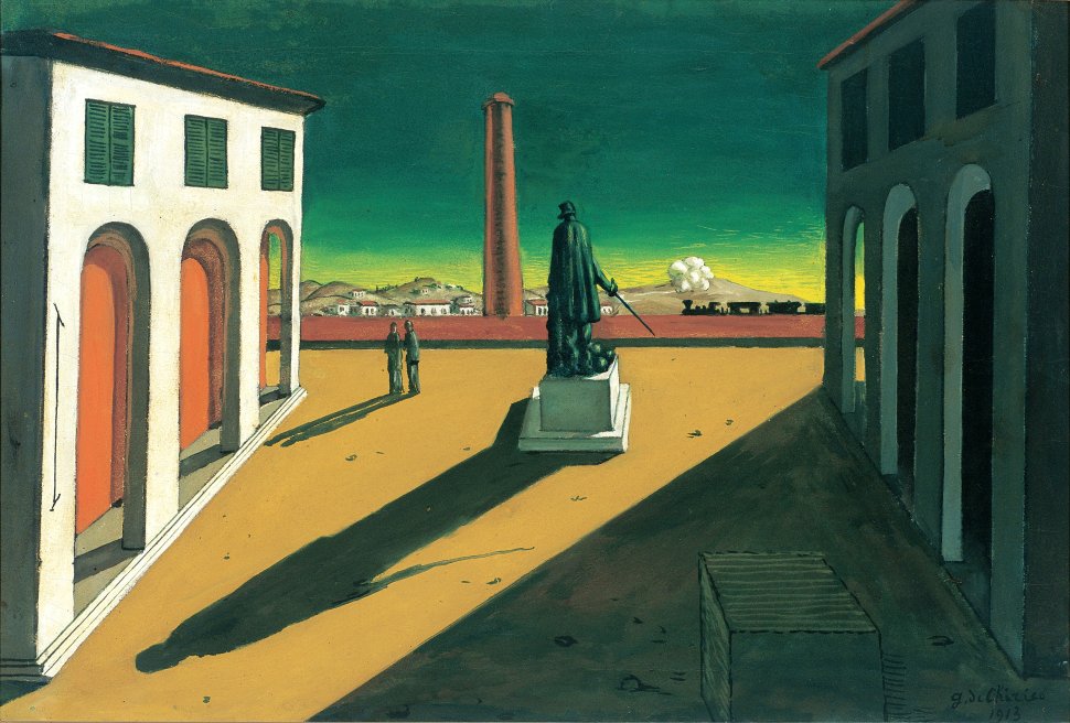 Giorgio de Chirico, aux Beaux-Arts de Mons