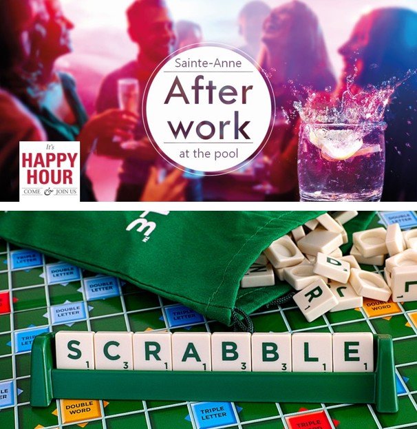After-Work « SPÉCIAL RENTRÉE » @ la piscine + parties libres de scrabble