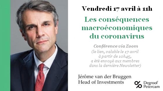 Jérôme van der Bruggen, Head of Investments for Private Banking à la banque Degroof Petercam