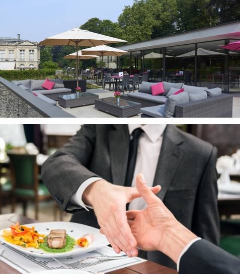 Men's Lunch avec les épouses au pool house - N'AURA PAS LIEU