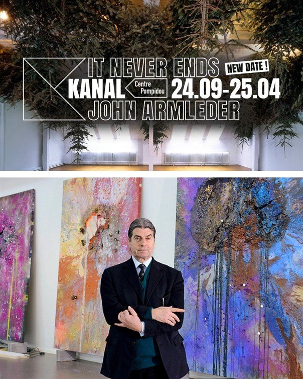 « It never ends », John M. Armleder & Guests, au Kanal-Centre Pompidou - N'AURA PAS LIEU