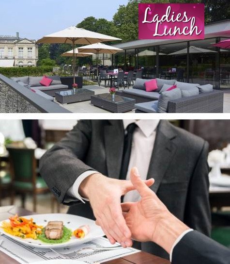 Men's Lunch avec les épouses au pool house