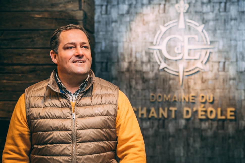 Hubert Ewbank de Wespin, CEO du Domaine du Chant d'Eole