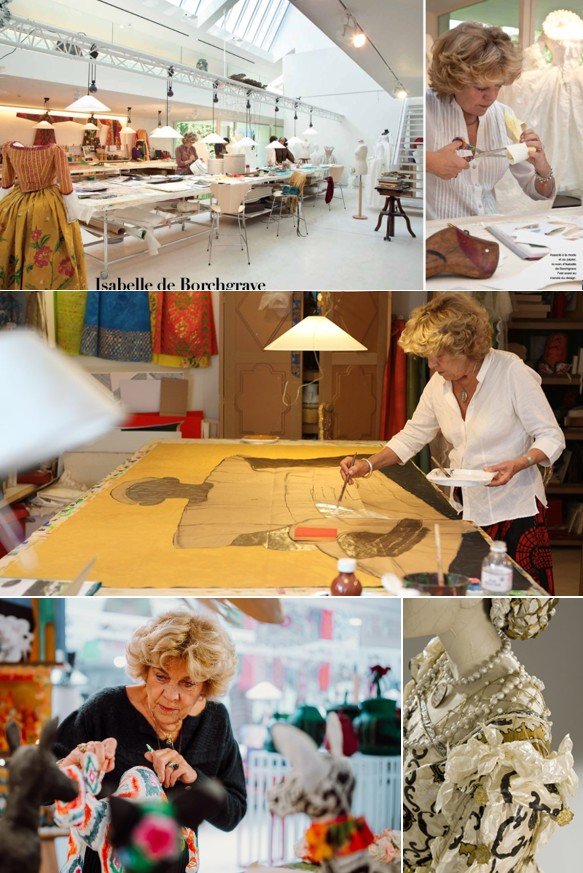 L’atelier d’Isabelle de Borchgrave