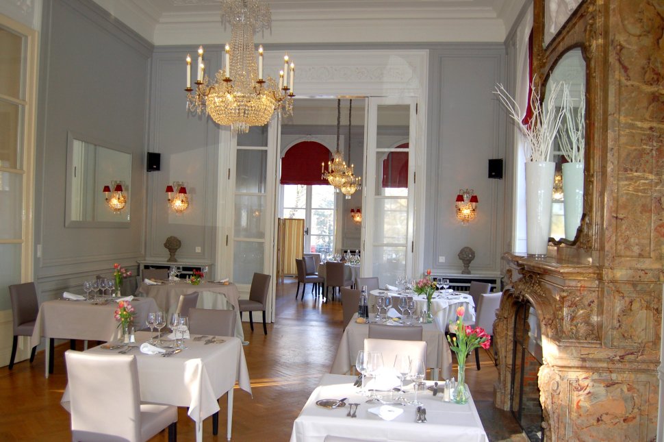 Restaurant du Château ouvert en soirée après le vernissage de l’expo des membres
