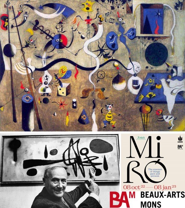 « Joan Miró. L'essence des choses passées et présentes », au Musée des Beaux-Arts de Mons