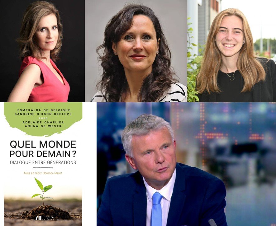 S.A.R. la Princesse Esmeralda de Belgique, Sandrine Dixson-Declève, Adélaïde Charlier et Jean-Pierre Martin