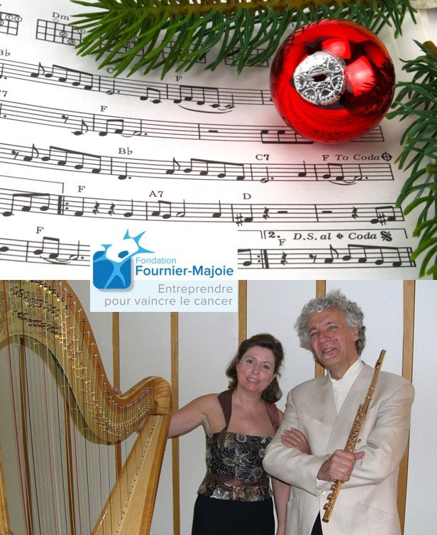 Concert de Noël - Sophie Hallynck (harpe) et Marc Grauwels (flûte)