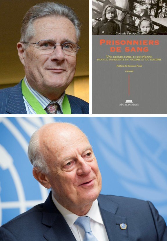 Corrado Pirzio-Biroli, Diplomate européen, conférencier et auteur - Avec Staffan de Mistura