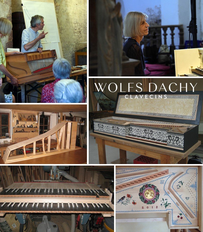 Visite d’un atelier de facteur de clavecins, suivie d’un concert
