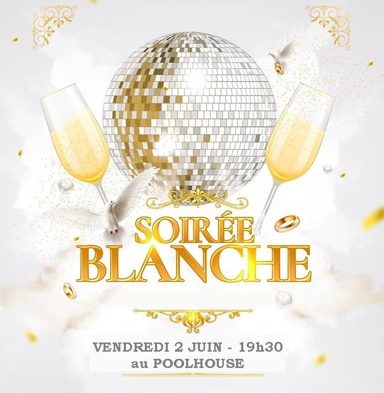 Soirée blanche au poolhouse