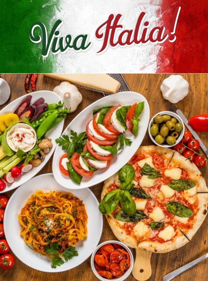 Buffet italien au restaurant du poolhouse