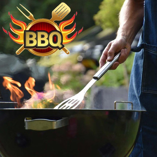 Barbecue de clôture de la piscine