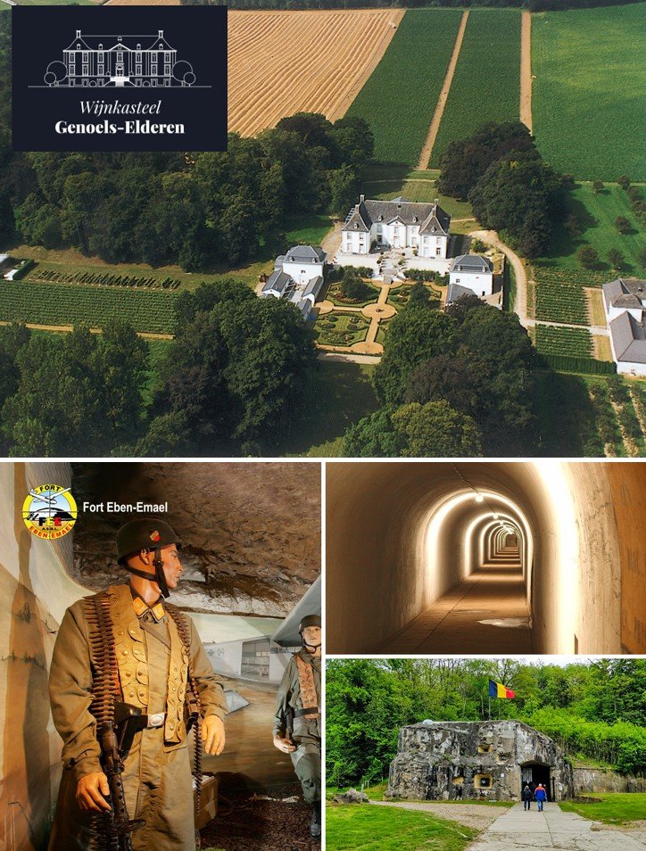 Les curiosités du Limbourg : Le Château de Genoels-Elderen et le fort d’Eben-Emael