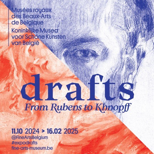 Exposition : « Drafts – De Rubens à Khnopff », aux Musées royaux des Beaux-Arts