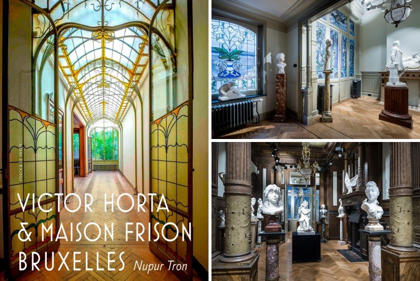 La rue Lebeau au Sablon : Hôtel Frison et Artimo