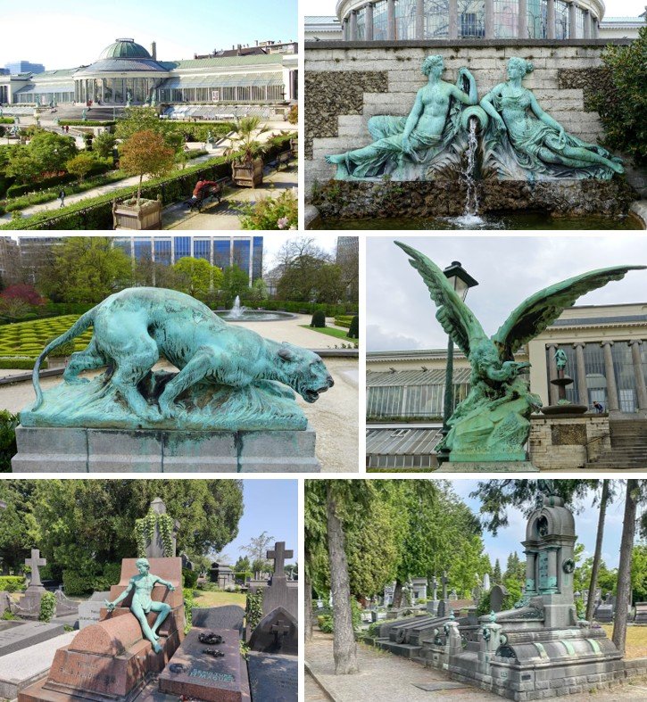 Le Jardin Botanique de Bruxelles ET/OU le cimetière d’Ixelles